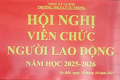 🌟 HỘI NGHỊ VC-NLĐ THCS LÝ TỰ TRỌNG: KHỞI ĐẦU NĂM HỌC 2025-2026 THÀNH CÔNG!
