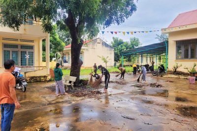 🌟 CHI BỘ TRƯỜNG THCS LÝ TỰ TRỌNG RA QUÂN DỌN VỆ SINH CHÀO MỪNG ĐẠI HỘI ĐẢNG BỘ XÃ EA RỐK NHIỆM KỲ 2025–2030 🌟