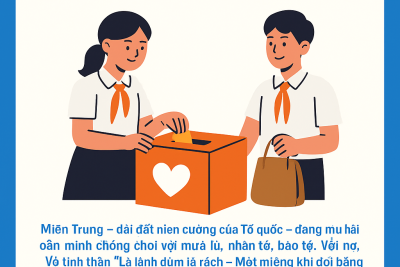 🎯 LIÊN ĐỘI TRƯỜNG THCS LÝ TỰ TRỌNG 💞 NGÀY HỘI “HƯỚNG VỀ MIỀN TRUNG THÂN YÊU” 💞