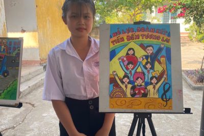 HỌC SINH TRƯỜNG THCS LÝ TỰ TRỌNG ĐẠT THÀNH TÍCH CAO TRONG HỘI THI VẼ TRANH CẤP HUYỆN NĂM HỌC 2024-2025