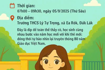 🎉 THÔNG BÁO KHAI GIẢNG NĂM HỌC 2025-2026🎉