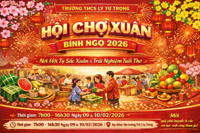 🌸 HỘI CHỢ XUÂN BÍNH NGỌ 2026 – NƠI HỘI TỤ SẮC XUÂN & TRẢI NGHIỆM TUỔI THƠ 🌸